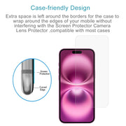 For iPhone 16 Plus 0.26mm 9H 2.5D Tempered Glass Film
