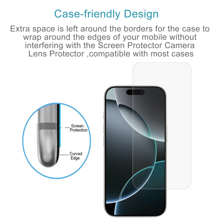 For iPhone 16 Pro 0.26mm 9H 2.5D Tempered Glass Film