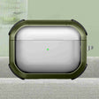 For AirPods Pro Thunder Transparent Armor Wireless Earphones Protective Case(Army Green) - For AirPods Pro by PMC Jewellery | Online Shopping South Africa | PMC Jewellery | Buy Now Pay Later Mobicred