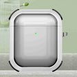 For AirPods 2 / 1 Thunder Transparent Armor Wireless Earphones Protective Case(White) - For AirPods 1/2 by PMC Jewellery | Online Shopping South Africa | PMC Jewellery | Buy Now Pay Later Mobicred