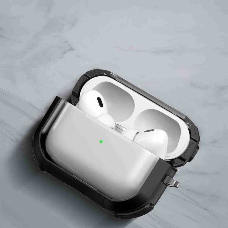For AirPods 3 Thunder Transparent Armor Wireless Earphones Protective Case(Blue)