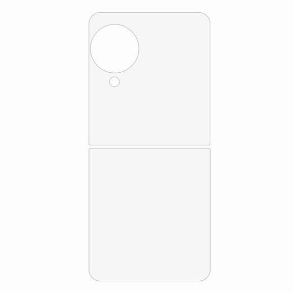 For OPPO Find N3 Flip Full Screen Back Protector Explosion-proof Hydrogel Film