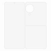 For OPPO Find N3 Flip 3 in 1 Full Screen Protector Explosion-proof Hydrogel Film