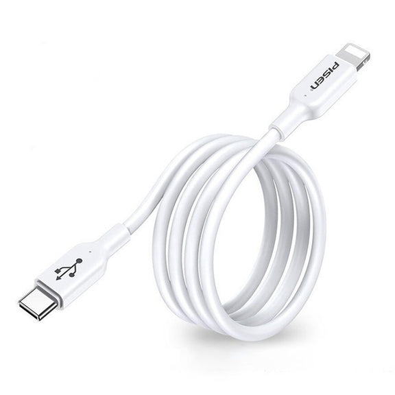 PISEN 1m 3.0A Type-C to 8 Pin PD Fast Charging Cable