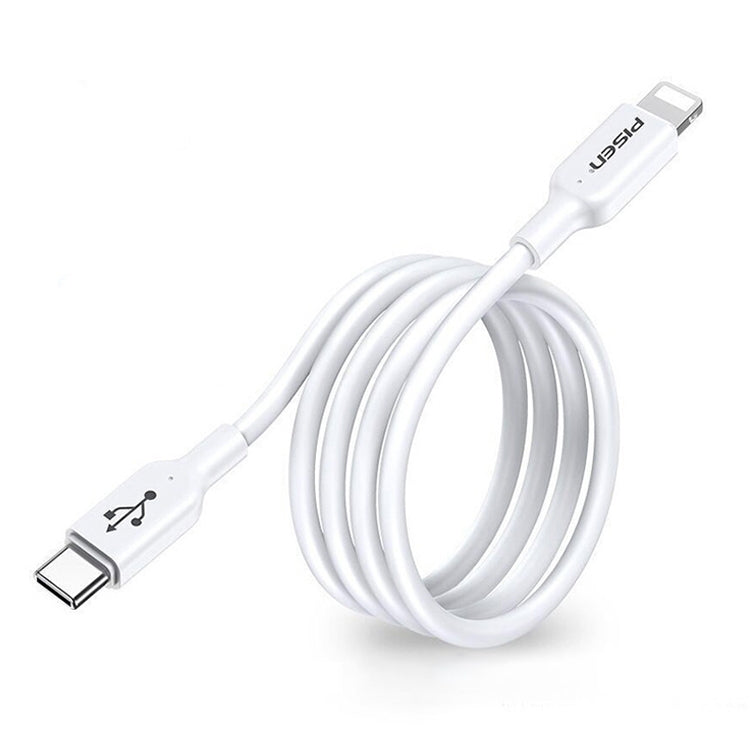 PISEN 1m 3.0A Type-C to 8 Pin PD Fast Charging Cable