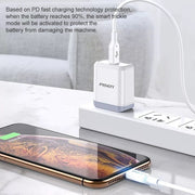 PISEN 1m 3.0A Type-C to 8 Pin PD Fast Charging Cable