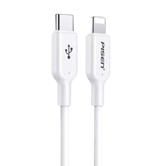 PISEN 1m 3.0A Type-C to 8 Pin PD Fast Charging Cable
