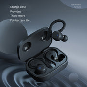 T&G T40 TWS IPX6 Water-resistant Hanging Ear Wireless Bluetooth Earphones with Charging Box(Blue)