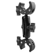 Motorcycle Dual-heads Crabs Clamps Handlebar Fixed Mount, Length:22cm