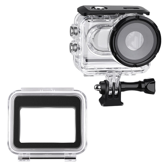 For Insta360 GO 3 / 3S Underwater Water-resistant Housing Case with Touch Back Cover
