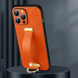 For iPhone 16 Pro Max SULADA Tide Cool Series PC + Leather Texture Skin Feel Phone Case(Orange) - iPhone 16 Pro Max Cases by SULADA | Online Shopping South Africa | PMC TechLife | Buy Now Pay Later Mobicred