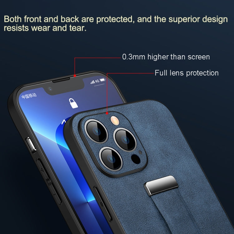 For iPhone 16 SULADA Tide Cool Series PC + Leather Texture Skin Feel Phone Case(Red)