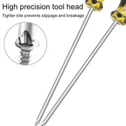 Extended Screwdriver 12 inch Cross-shaped Screwdriver Special Long Magnetic Sewing Machine Machine Repair Screwdriver(Cross)
