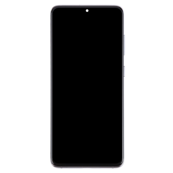 For Samsung Galaxy S20 SM-G980 TFT LCD Screen Digitizer Full Assembly with Frame, Not Supporting Fingerprint Identification(Silver)