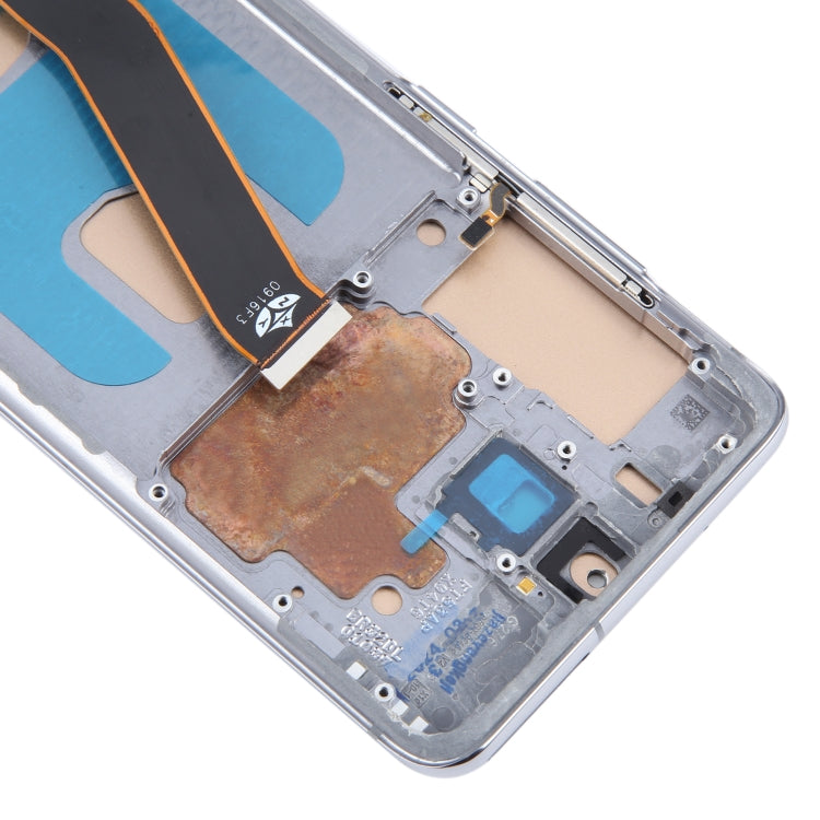 For Samsung Galaxy S20 SM-G980 TFT LCD Screen Digitizer Full Assembly with Frame, Not Supporting Fingerprint Identification(Silver)