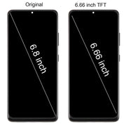 For Galaxy S21 Ultra 5G SM-G998B 6.66 inch TFT LCD Screen Digitizer Full Assembly with Frame, Not Supporting Fingerprint Identification