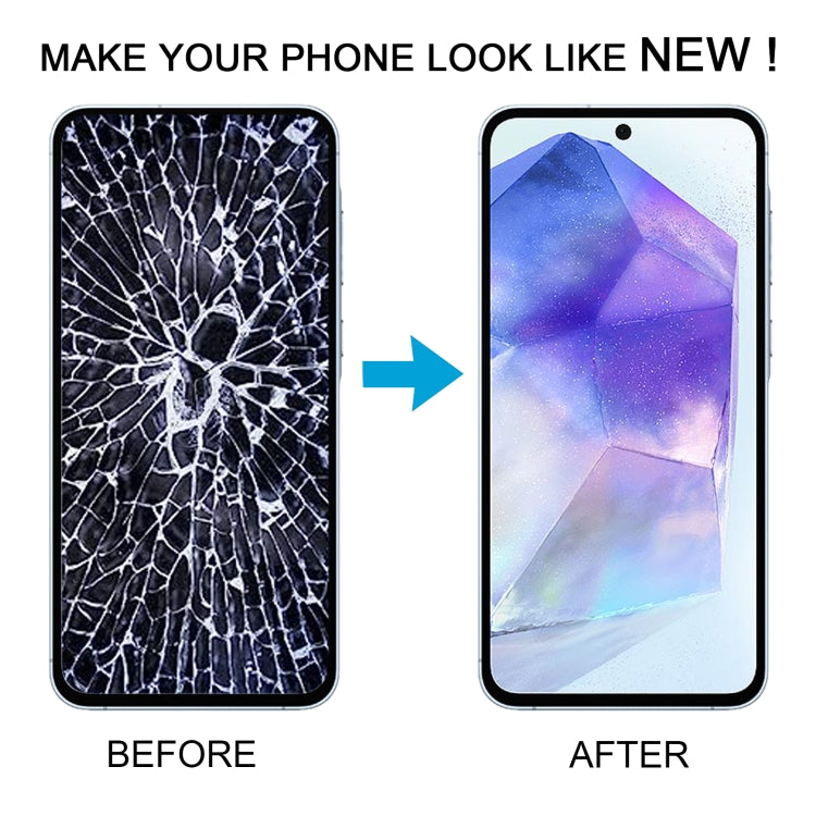For Samsung Galaxy A55 SM-A556B TFT LCD Screen Digitizer Full Assembly with Frame, Not Supporting Fingerprint Identification