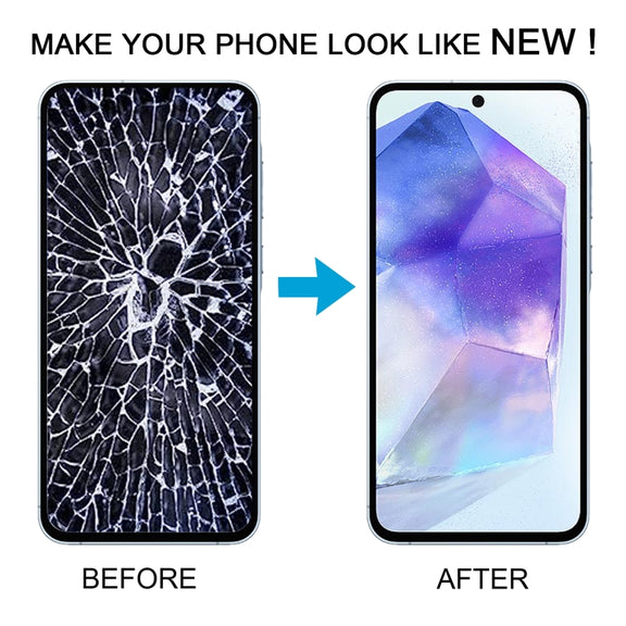 For Samsung Galaxy A55 SM-A556B TFT LCD Screen Digitizer Full Assembly with Frame, Not Supporting Fingerprint Identification