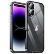 For iPhone 16 Frosted Metal Phone Case(Black) - iPhone 16 Cases by PMC TechLife | Online Shopping South Africa | PMC TechLife | Buy Now Pay Later Mobicred