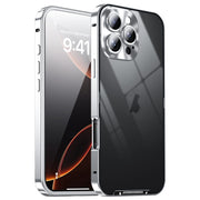 For iPhone 16 Pro Frosted Metal Phone Case(Silver)