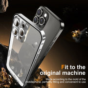For iPhone 16 Pro Max Frosted Metal Phone Case(Silver)
