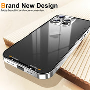 For iPhone 16 Pro Max Frosted Metal Phone Case(Silver)