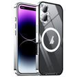 For iPhone 16 Frosted MagSafe Magnetic Metal Phone Case(Black) - iPhone 16 Cases by PMC TechLife | Online Shopping South Africa | PMC TechLife | Buy Now Pay Later Mobicred