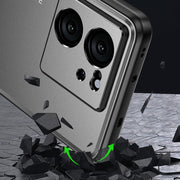 For Redmi K70 Ultra Frosted Metal Phone Case(Black)