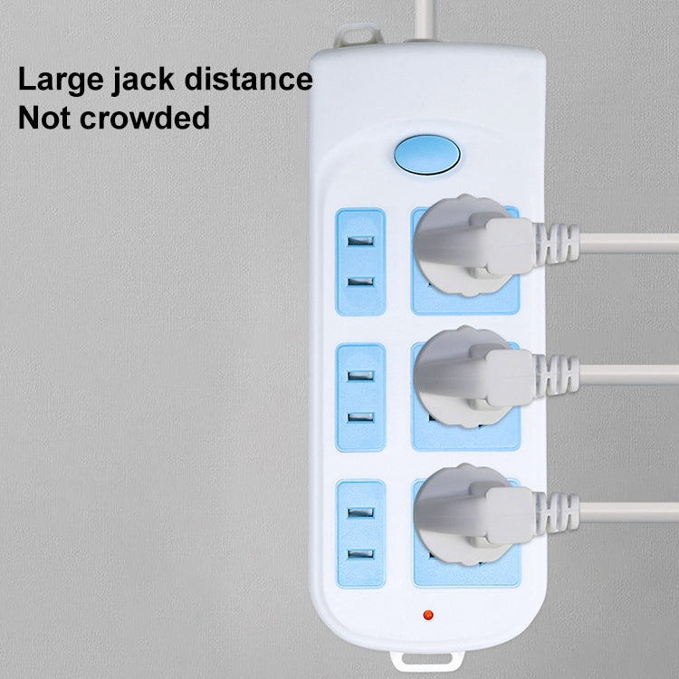 Anti-electric Shock Desk Power Strip Socket 8-position 3m, CN Plug