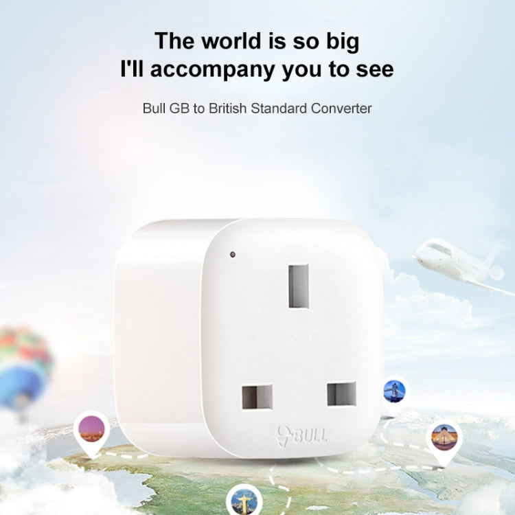 BULL CN Plug to UK Plug Converter UK Plug