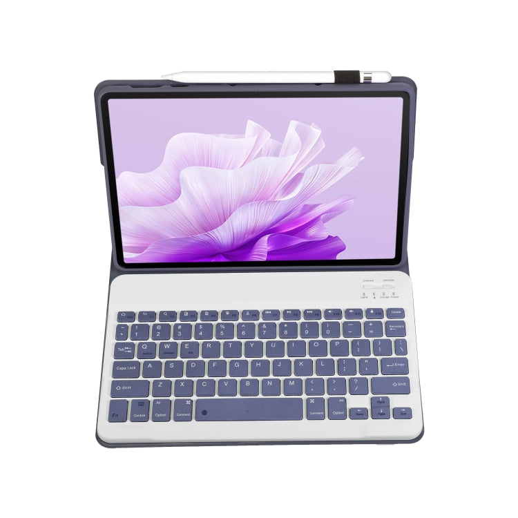 For Huawei MatePad Air 11.5 inch 2023 AH14 Lambskin Texture Ultra-thin Detachable Bluetooth Keyboard Leather Case(Purple)