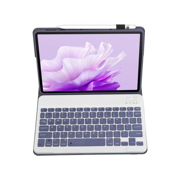 For Huawei MatePad Air 11.5 inch 2023 AH14 Lambskin Texture Ultra-thin Detachable Bluetooth Keyboard Leather Case(Purple)