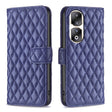 For Honor 90 Pro Diamond Lattice Wallet Flip Leather Phone Case(Blue) - free shipping - PMC TechLife - Order now!