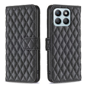 For Honor X8b Diamond Lattice Wallet Flip Leather Phone Case(Black)