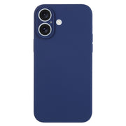For iPhone 16 Plus Pure Color Liquid Silicone Fine Pore Phone Case(Royal Blue)