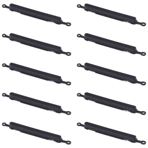 For Samsung Galaxy A03s SM-A037 10pcs Volume Control Button(Black)