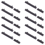 For Samsung Galaxy S22 Ultra 5G SM-S908 10pcs Power Button + Volume Control Button(Black)