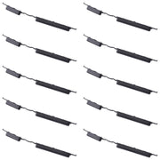 For Samsung Galaxy A02 SM-A022 10pcs Power Button + Volume Control Button(Black)