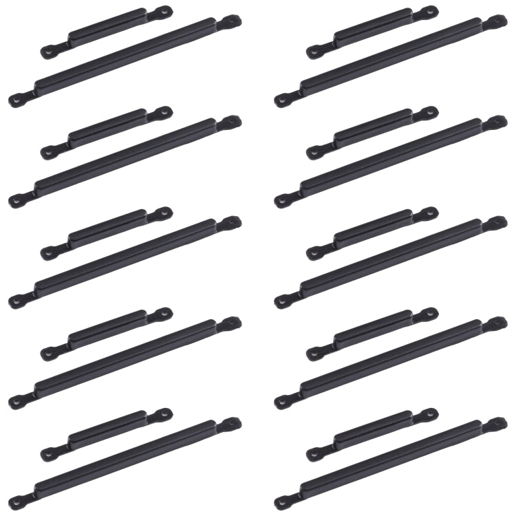 For Samsung Galaxy A20s 10pcs Power Button + Volume Control Button(Black)