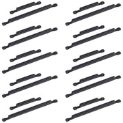For Samsung Galaxy A20s 10pcs Power Button + Volume Control Button(Black)