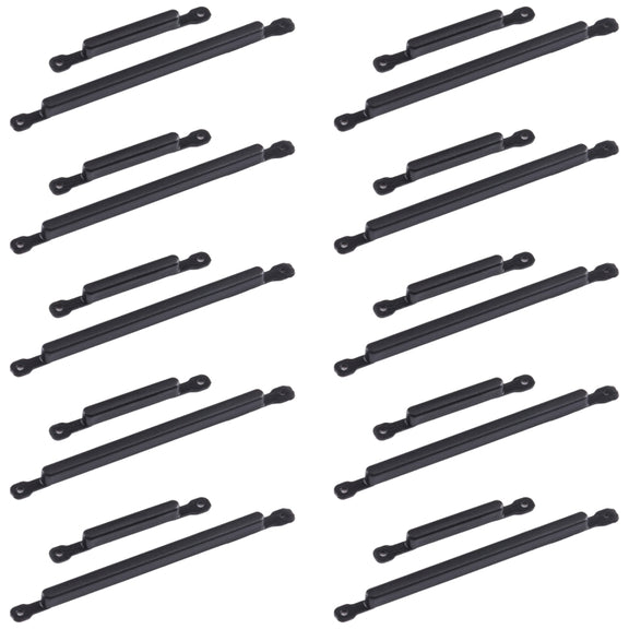For Samsung Galaxy A20s 10pcs Power Button + Volume Control Button(Black)