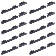 For Samsung Galaxy S20 FE SM-G780 10pcs Power Button + Volume Control Button(Black)