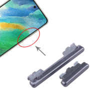 For Samsung Galaxy S21 FE 5G SM-G990 10pcs Power Button + Volume Control Button(Black)