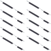 For Samsung Galaxy M01s SM-M01 10pcs Power Button + Volume Control Button(Black)