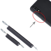 For Samsung Galaxy M01s SM-M01 10pcs Power Button + Volume Control Button(Black)