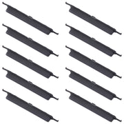 For Samsung Galaxy A12 Nacho SM-A127 10pcs Volume Control Button(Black)
