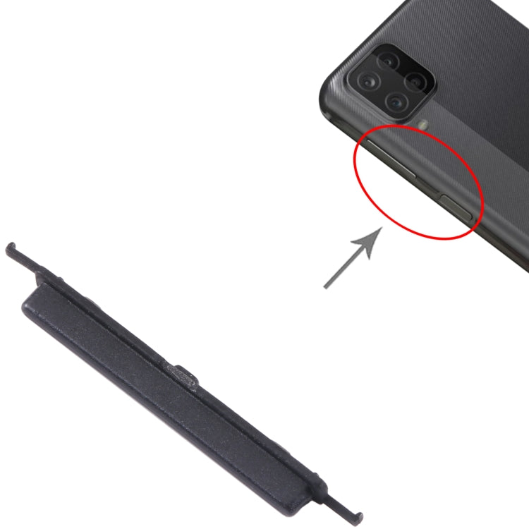 For Samsung Galaxy A12 Nacho SM-A127 10pcs Volume Control Button(Black)