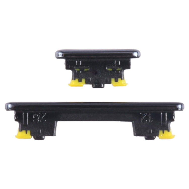 For Samsung Galaxy A73 5G SM-A736 10pcs Power Button + Volume Control Button(Black)