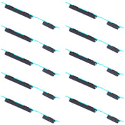 For Samsung Galaxy M31 SM-M315 10pcs Power Button + Volume Control Button(Black)