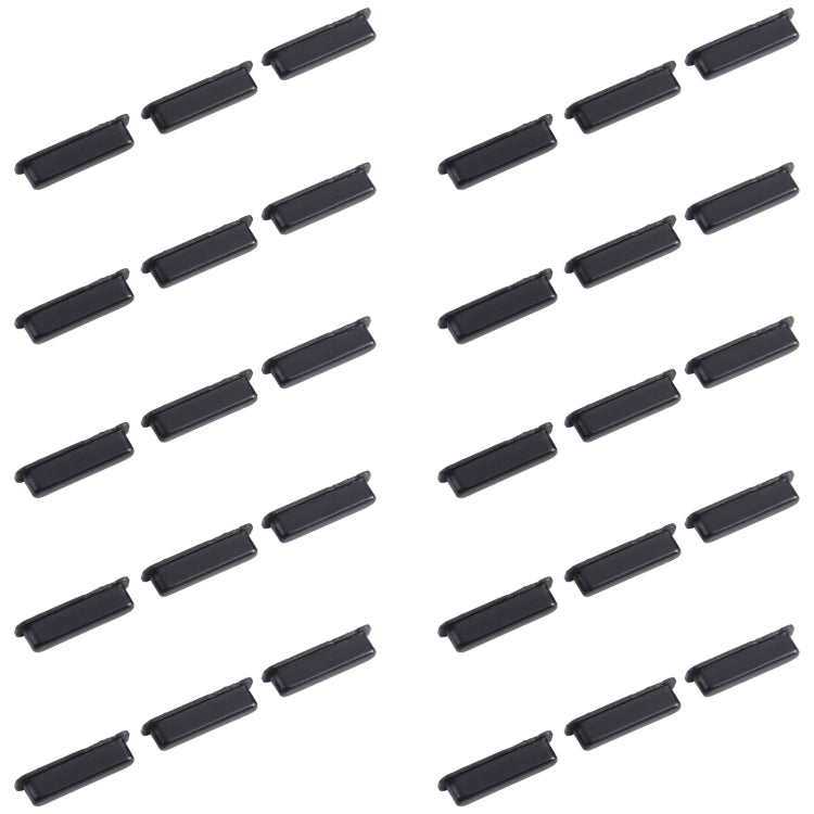 For Samsung Galaxy A6+ 2018 SM-A605 10pcs Power Button + Volume Control Button(Black)